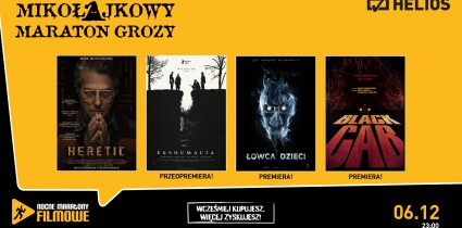 Helios zaprasza na Mikołajkowy Maraton Grozy!