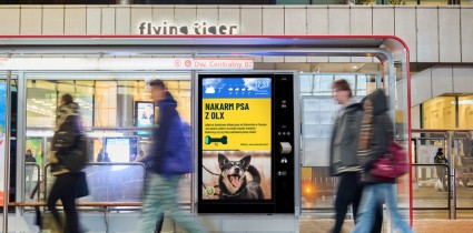 „Nakarm Psa z OLX” – interaktywna kampania na Digital OOH od AMS