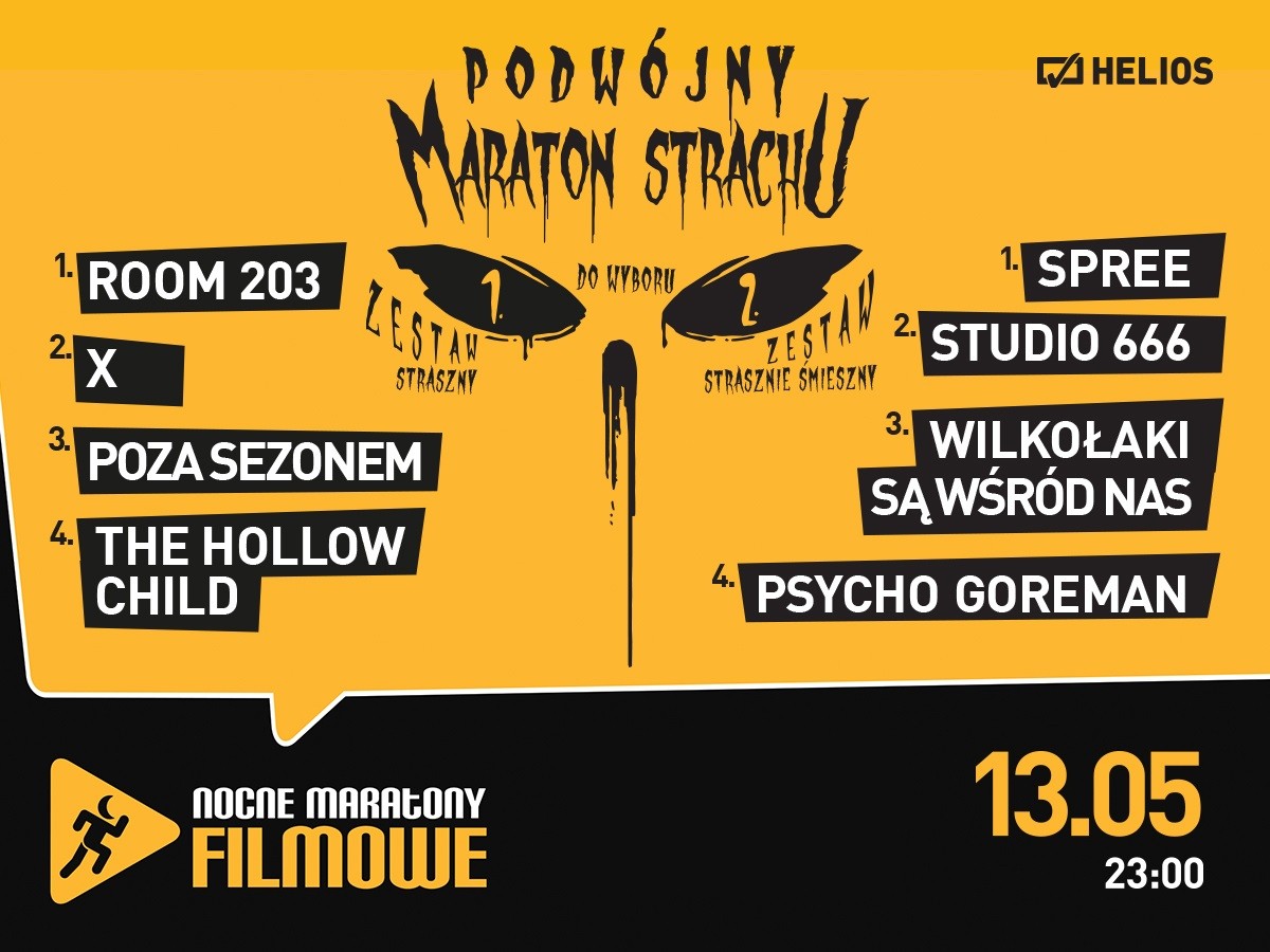Podwójny Maraton Strachu w kinach Helios