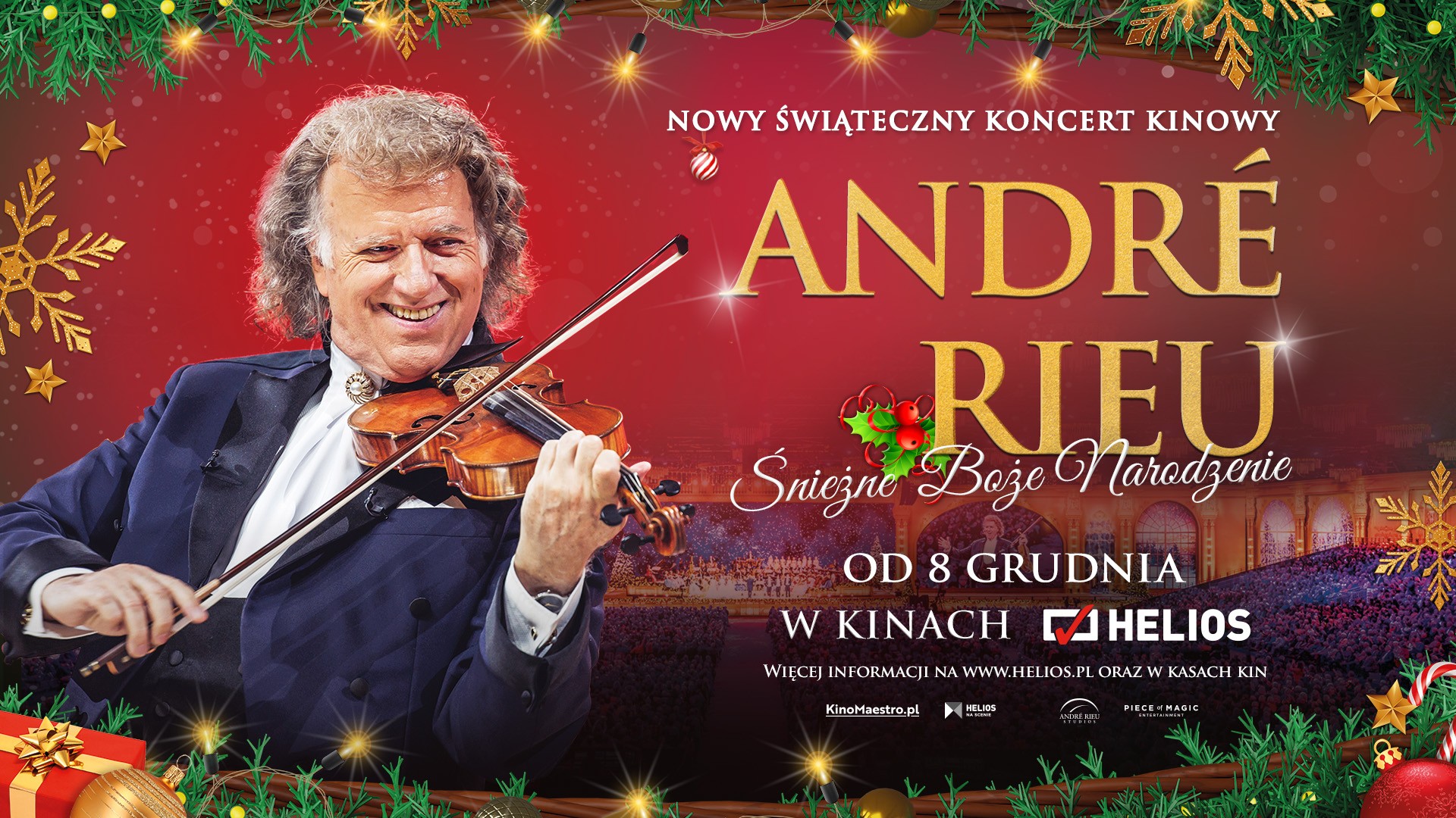 Świąteczny koncert André Rieu w kinach Helios