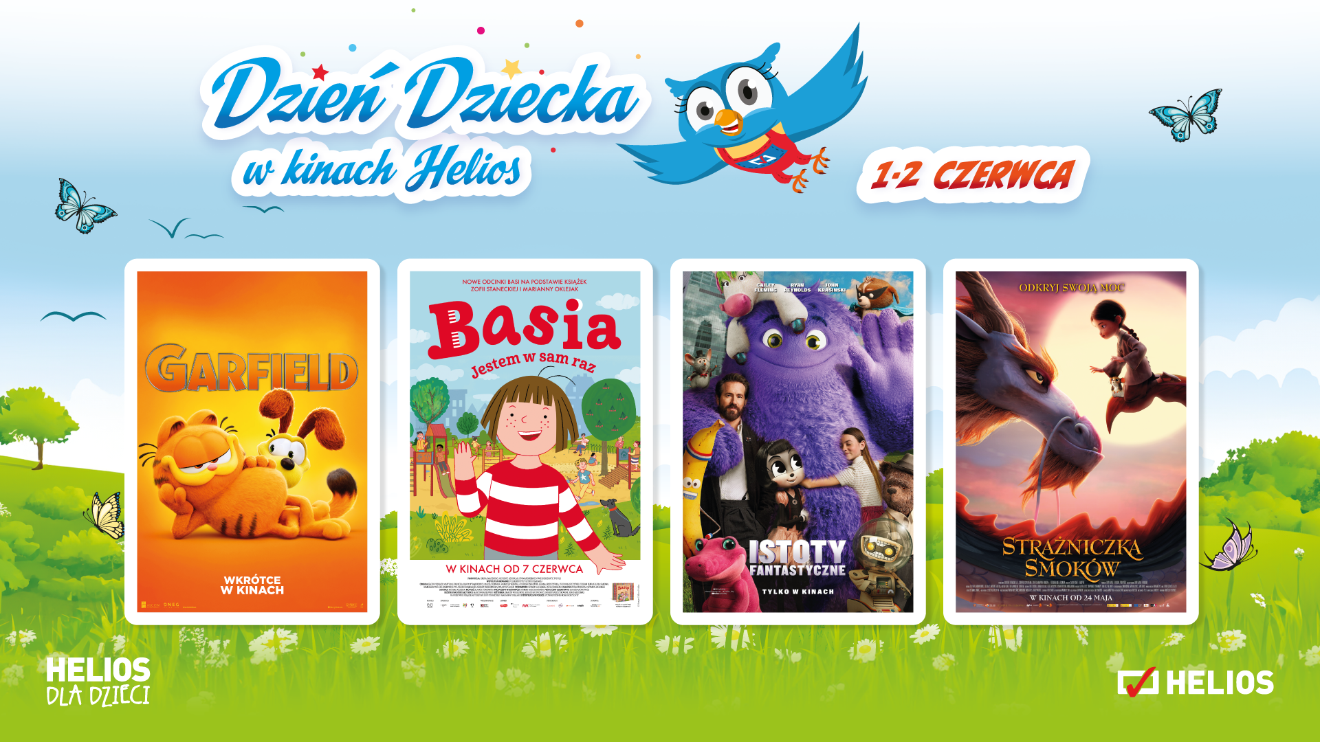 Filmowy Dzień Dziecka w kinach Helios!