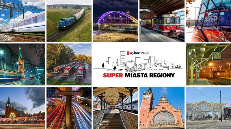 “Supermiasta i Superregiony 2024” – piąta edycja projektu “Wyborczej” poruszy temat kolei w Polsce