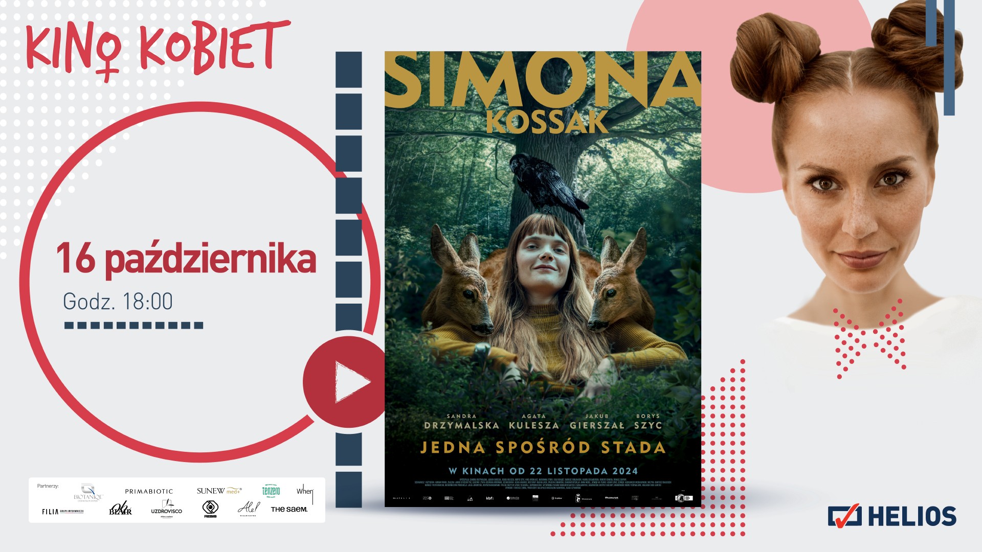 Kino Kobiet w Heliosie z gorącą przedpremierą: „Simona Kossak”