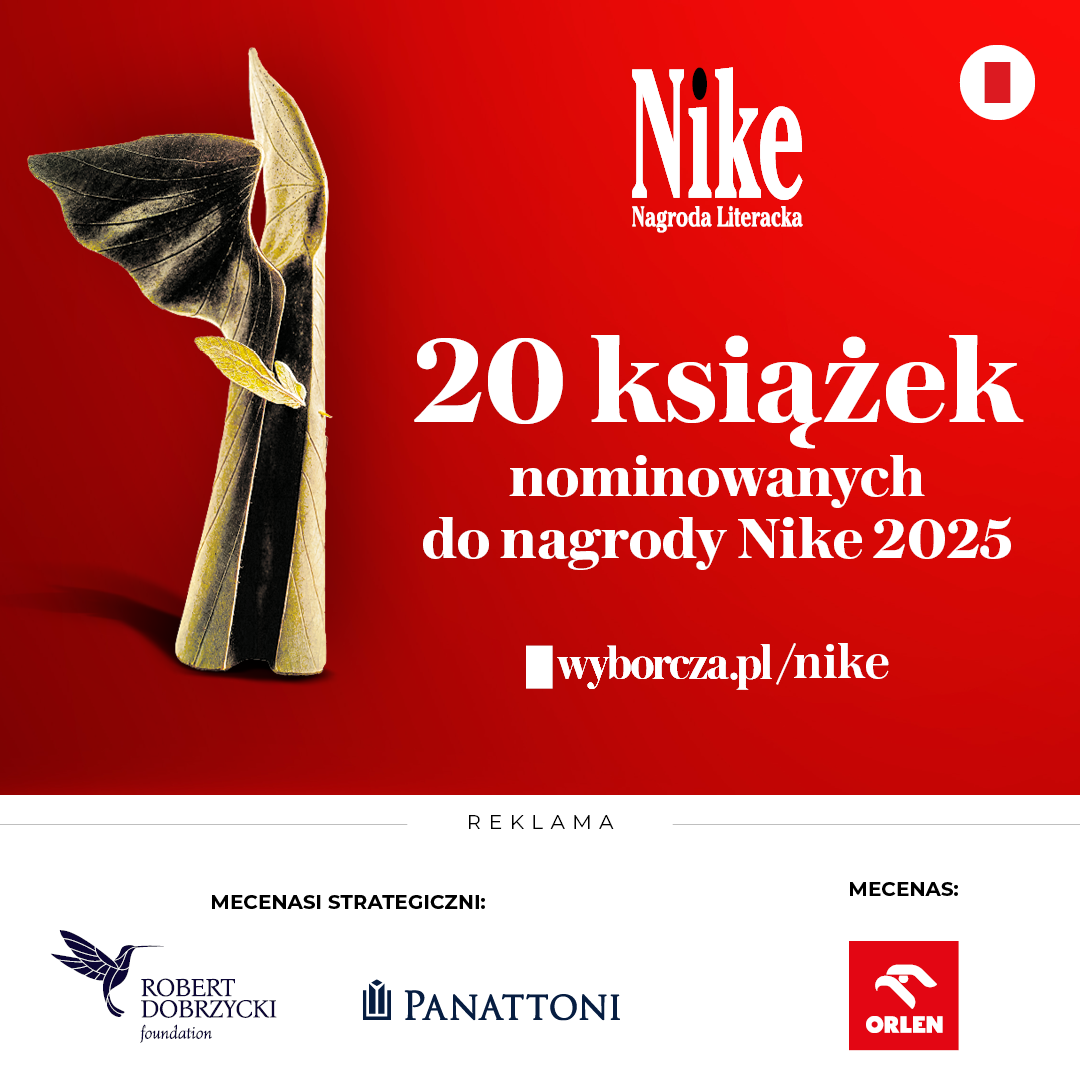 Nagroda Literacka Nike 2025 – jury wybrało 20 nominowanych tytułów