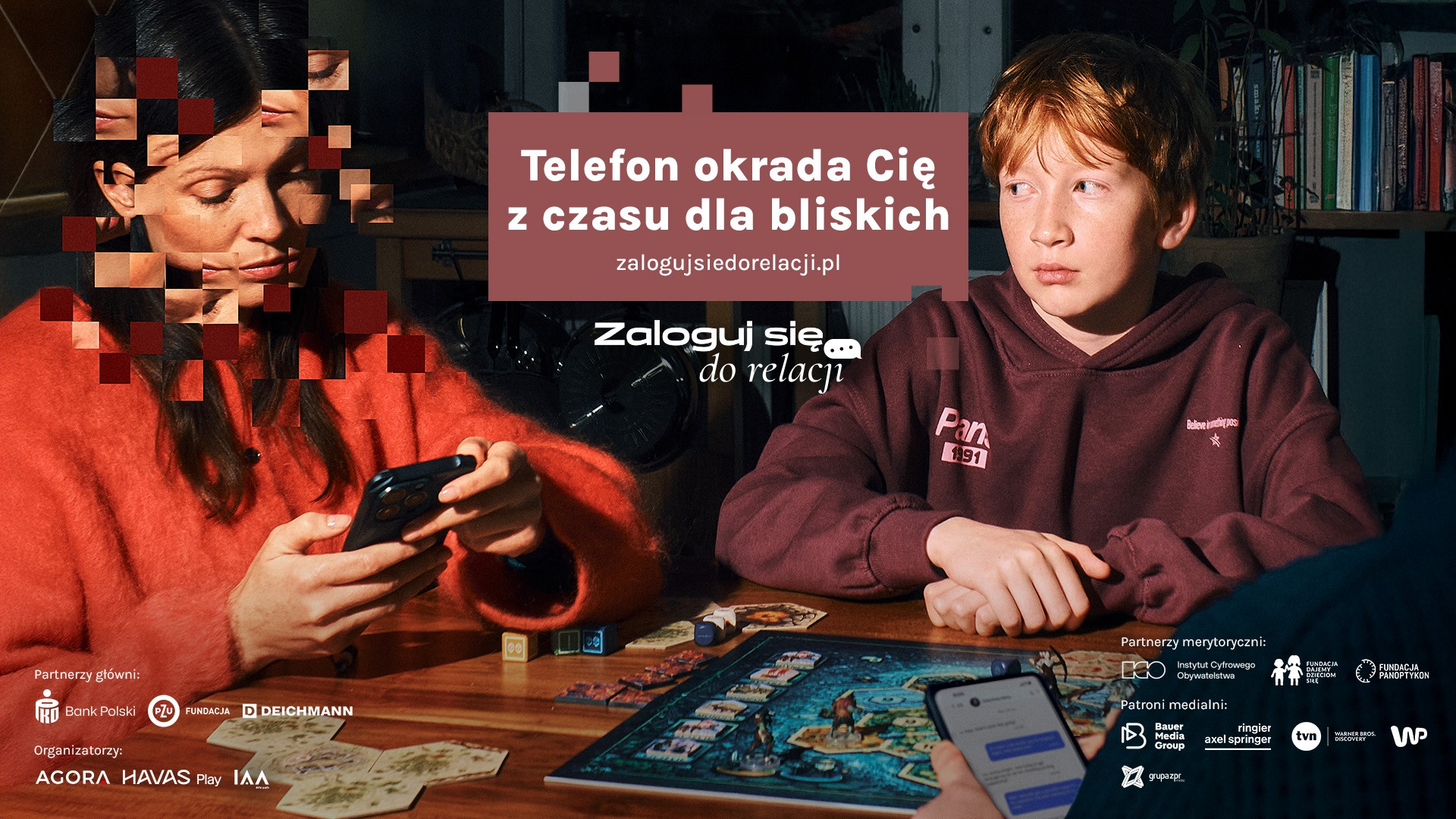 „Zaloguj się do relacji” – kampania społeczna o relacjach w cyfrowej codzienności. Organizatorami są Grupa Agora, IAA Polska oraz Havas Play