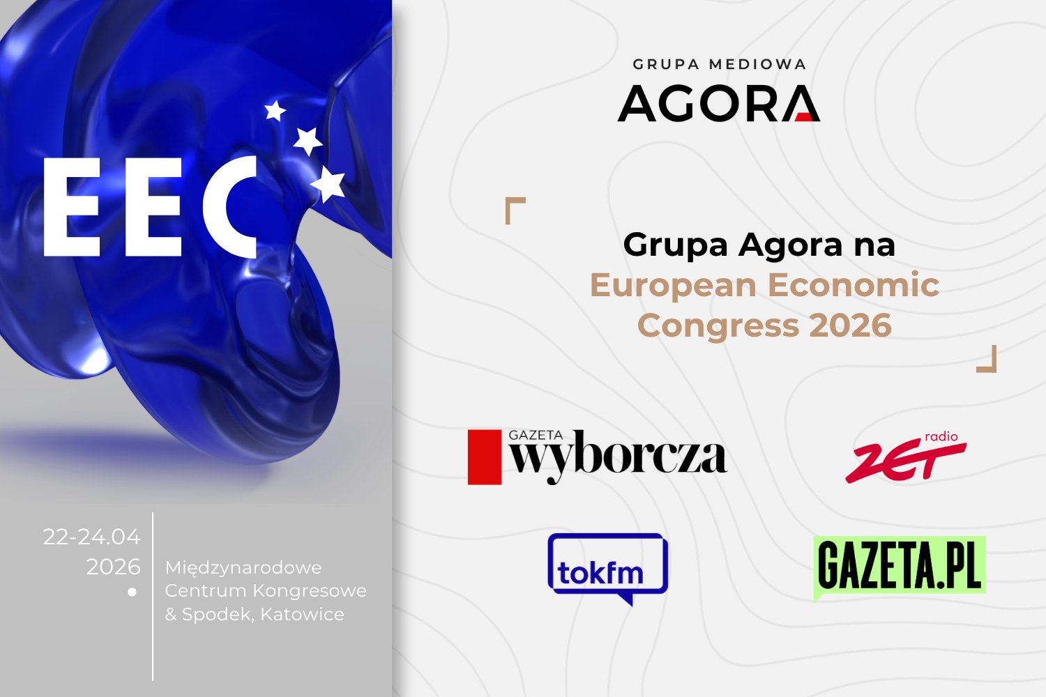 Grupa Agora na XVIII Europejskim Kongresie Gospodarczym 2026 w Katowicach