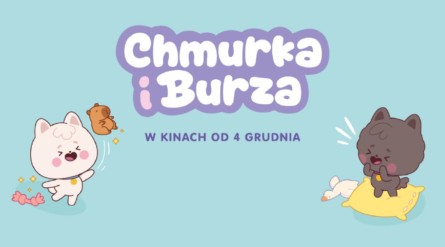 „Chmurka i Burza” ruszają do kin! Zobacz teaser filmu dla najmłodszych widzów