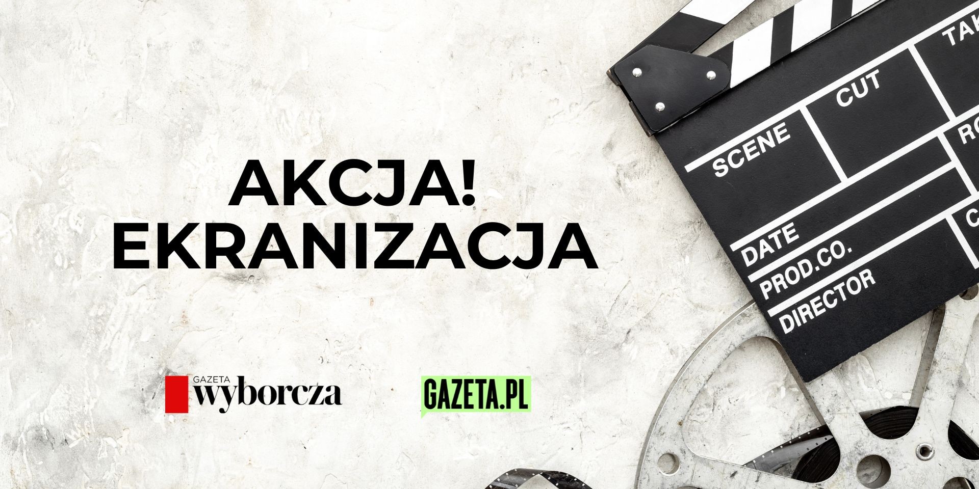 „Akcja! Ekranizacja”. Czytelniczki i czytelnicy Wyborczej i Gazeta.pl zdecydują, która książka powinna trafić na ekrany